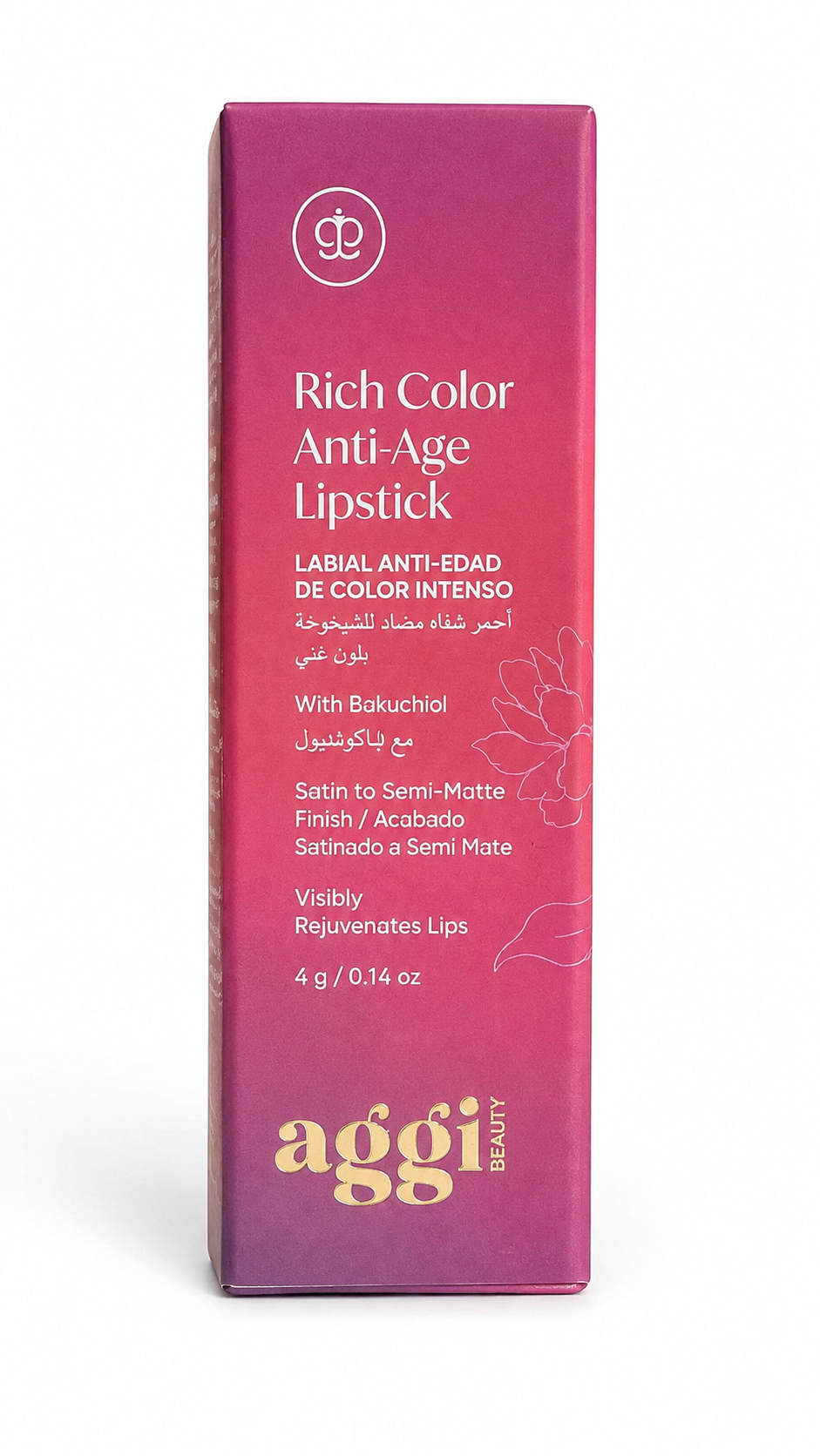 Labial Anti-Edad Luxurious Velvet Semi Mate con Bakuchiol