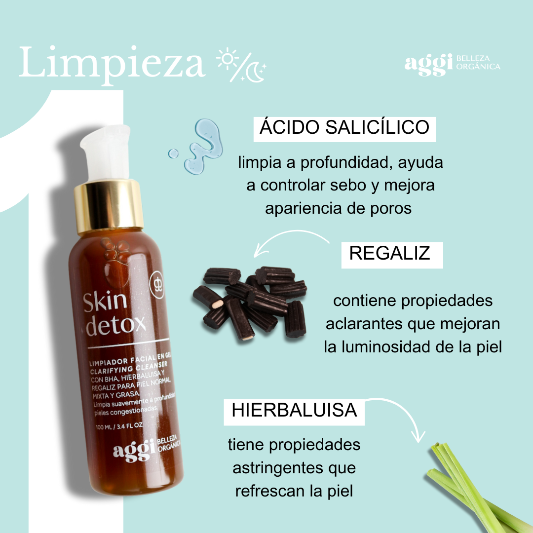 Kit Facial 3 Pasos para Piel Mixta a Grasa