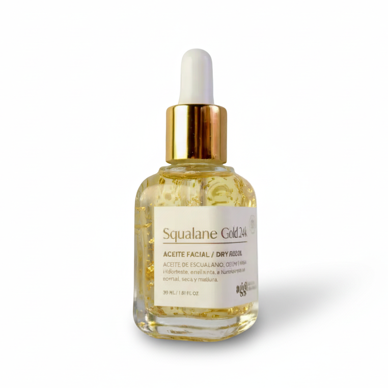 Squalane 24K Gold - Aceite Calmante de oro y mirra